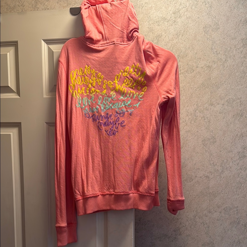 PINK Graphic Heart Hoodie